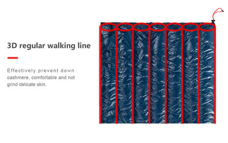 CWM400  envelope duck down sleeping bag 
