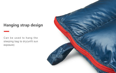 CWM400  envelope duck down sleeping bag 