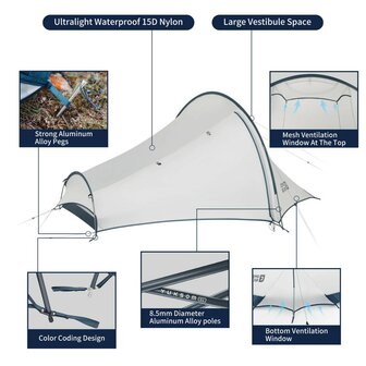 Daban backpacking tent