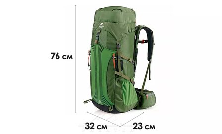 NatureHike NH16Y020-Q 55L trekking backpack 