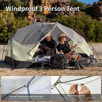 Mongar Pro 3-persoons Tent 