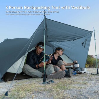 Mongar Base 3-persoons Tent 