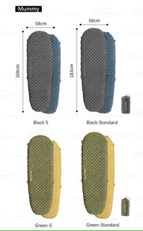 Naturehike TuYe R3.5 Ultralichte Opblaasbare Slaapmat &ndash; Mummy