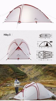 Hiby 3 persoons tent