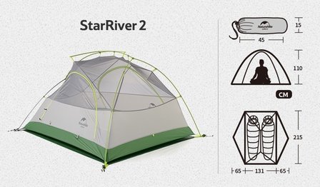 Star River 2 lichtgewicht tent