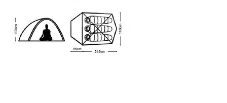 silicon lightweight cloud up tent 3p updated