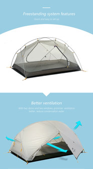 lichtgewicht Mongar 2P tent