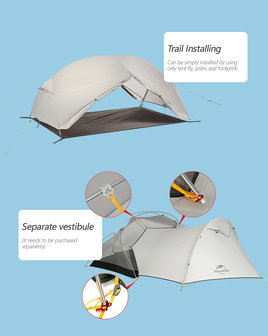 lichtgewicht Mongar 2P tent