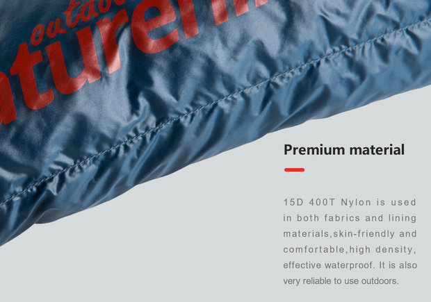 CWM400  envelope duck down sleeping bag 