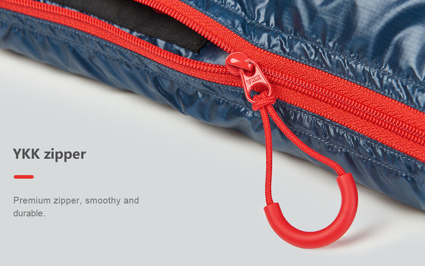 CWM400  envelope duck down sleeping bag 