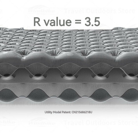 Ultra light Inflatable Sleeping Pad R value 3.5