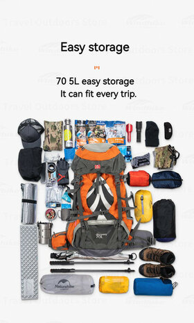 70 + 5 L Backpack 