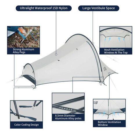 Daban backpacking tent