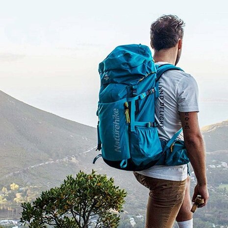 45L Trekking Backpack – Blue