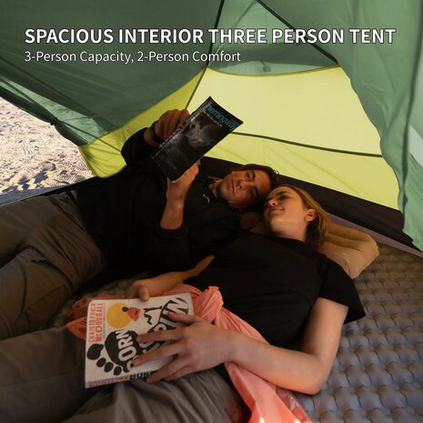 Mongar Base 3-persoons Tent 