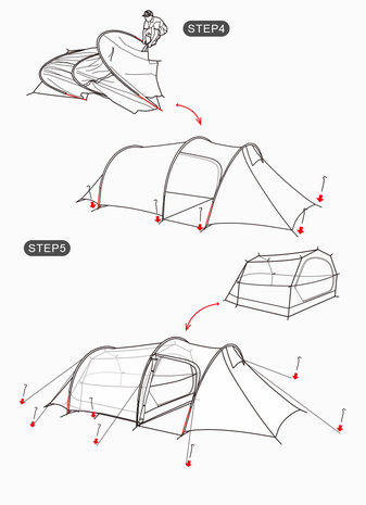 lightweight tunneltent 3p